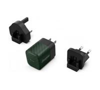 - Chargeur Rapide USB-C 20W - sans Câble - 3 Prises Incluses (EU/US/UK) - Vert