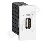 CHARGEUR PRISE BLANCHE M45 1M USB 1X TYPE A 5V 1100MA M45 077591