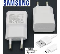 Chargeur Prise Secteur + Cable Cordon USB-C Original Samsung Pour Galaxy M42 F52
