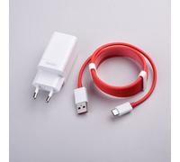Chargeur Prise Secteur Câble Data Cordon D'alimentation Rouge Charge Rapide 4a Max Usb-A Vers Type-C Original Pour Oneplus One Plus One+ Two 2 Three 3 3t 5 5t 6 6t 7t 8 8t 9 Pro N100 N10 Nord 2 5g