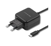 Chargeur - QOLTEC - 50196 - 5V - 2,4A - MicroUSB - Noir