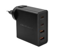 Chargeur Qoltec GaN POWER PRO | 2xUSB-C | 2xUSB | 130W | 5-20V | 1,5-5A | PD | O