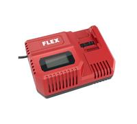 Flex-Tools Chargeur rapide 12/18 V 230/CEE 532280 – Écran LCD, charge env. 40 min, protections