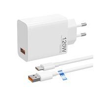 Chargeur rapide 120 W pour Xiaomi 14, 13, 12, 13t, 12t, 12s, Redmi Note K70, K60, K50, 12, 11, Pro Plus, Black Shark 3, 4, 5, Poco F4, avec câble 2 m 6 A
