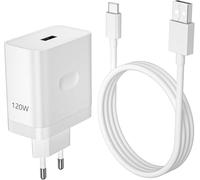 Chargeur Rapide 120W avec câble USB C 10A 1M pour realme GT 7 Pro 6T SUPERVOOC Charge pour Oppo Find X8 X5 Reno 12F 13F A80 pour One Plus 13 12R Nord 4 CE 4 Lite pour realme 14 12 11 Pro+ 12+ 14X C75