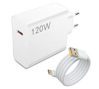 Chargeur Rapide 120W avec Câble USB-C 2M pour 14T Pro 15 14 Ultra 13T 13 12T 12 11T POCO X7 F6 F5 X6 Note 14 13 12 11 Pro+ Pad 7 Pad 6 Chargeur Charge Rapide