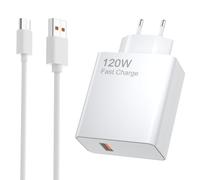 Chargeur Rapide 120W Pour Xiaomi 15 15 Ultra 14T pro/Ultra 13T 12T 11T Pro, Chargeur Turbo Compatible avec Redmi Note 14 13 12 11 Poco X7 X6 M4 X4 X3 Pro F4 avec 6A Câble USB C 1M