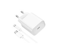 Chargeur Rapide 18W - Phonillico - Compatible iPhone 14/13/12/11 - Câble USB-C - 1 m - Blanc