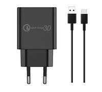 Chargeur Rapide 18W pour Blackview Outdoor Rugged 10mm Pin Long USB C Câble de Charge 1M Adaptateur Secteur pour Blackview BV9900 BV9200 BV9800 BV8800 BV7200 BV7100 BV5200 BV5100 BV5900 BL6000