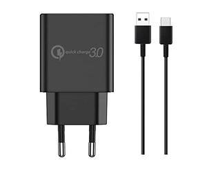 Chargeur Rapide 18W pour Blackview Outdoor Rugged 10mm Pin Long USB C Câble de Charge 1M Adaptateur Secteur pour Blackview BV9900 BV9200 BV9800 BV8800 BV7200 BV7100 BV5200 BV5100 BV5900 BL6000