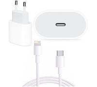 Chargeur Rapide 18W - YUAN YUAN - USB-C Lightning - 1 Mètre - iPhone 14-11-11 PRO-11 PRO MAX-X-XS-XR-SE 2020