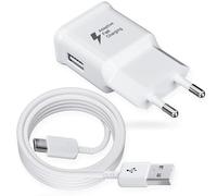 Chargeur Rapide + 2 M Cable USB-C Compatible avec Samsung Galaxy S21,S20 FE,S10,S9,S8 Plus,A52,A52S,A53,A54,A34,A33,A14,A13,Z Flip3,Z Fold3,M53,M52 5G Telephone Chargeur Type C Charge Rapide