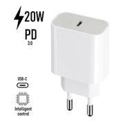 Chargeur Rapide 20W acce2s® pour Samsung Galaxy A37 A57 A17 A36 A26 A56 A16 A07 A53 A52s A06 A55 A35 A05 .. USB-C , PD 3.0 , Compact