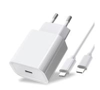 Chargeur rapide 20W - Apple - iPhone 13/12/11 Pro Max - USB C - Lightning - Blanc