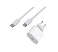Chargeur Rapide 20W + Cable USB-C USB-C 2 mètres pour iPad Air 11 2024 / iPad Air 13 2024 / iPad Pro 11 2024 / iPad Pro 13 2024