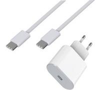 Chargeur Rapide 20W + Cable USB-C USB-C 2 mètres pour iPad Air 11 2024 / iPad Air 13 2024 / iPad Pro 11 2024 / iPad Pro 13 2024