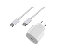 Chargeur Rapide 20W + Cable USB-C USB-C 2 mètres pour iPhone 16 / 16 PLUS / 16 PRO / 16 PRO MAX Phonillico®