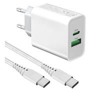 Chargeur Rapide 25W avec Cable pour Samsung Galaxy S24 S23/S24 Plus/S22 Ultra/S21 FE/S23 Ultra/S20,A53 A55 A54 5G/A33 A34 A35/A15 A14 A13 A25 A23 A22/A52 A52S A72 A71 A70 A05S A04S A03S,iPhone 15 16