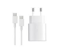 Chargeur Rapide 25W + Cable Compatible avec Samsung S25/S24/S24 FE/A25/A55/A35/A14/A23/A22/A55/Zflip 6/Zfold 6- TECHTA