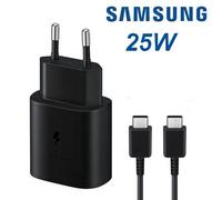 Chargeur Rapide 25w + Cable Usb-C Vers Usb-C Samsung Galaxy A12 A13 A04s A22 A24 A33 A34 A52 A52s A53 5g A54