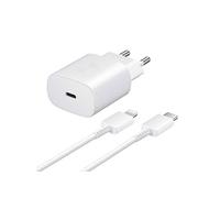 Chargeur Rapide 25W USB-C + Câble USB-C vers Lightning pour iPhone, iPad Couleur Blanc - -