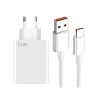 Chargeur rapide 33 W - Adaptateur secteur pour téléphone portable - Interface USB - Compatible avec les téléphones Xiaomi