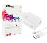 Chargeur rapide 33 W Turbo Charge pour Xiaomi - Compatible avec Note 9 Pro, Mi 10T, Mi 10S, Poco X3, Poco M2, M4 Pro, Mi 11i, 10, 10 Pro, Xiaomi Pad 5, Mi 11 Lite, NE, Mi 11T, 11, 11T