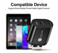 Chargeur rapide 40 W 2024, bloc d'alimentation USB Type C, adaptateur secteur mural QC3.0, chargeur multiport Type C, accessoires de décoration pour