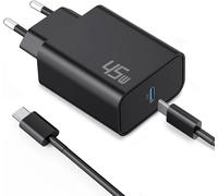 Chargeur Rapide 45W + Câble USB-C 1M pour Samsung Galaxy A17 A07 A16 A36 A56 - Noir - EFConnection