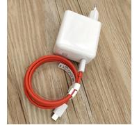 Chargeur rapide 65W - OnePlus - Adaptateur secteur EU/US - Câble USB Type-C 100cm - Charge Intelligente