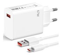 Chargeur Rapide 67 W avec Câble 1M USB-C - E.F.Connection - Blanc -Pour Xiaomi 15t,15tPro,15,15Ultra,14 tPro bla CHARGEUR TELEPHONE