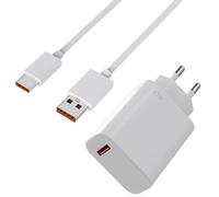 Chargeur Rapide 67W + Cable pour Xiaomi 13/13T/12/12X/Redmi Note 13 Pro/Redmi Note 12 Pro/Poco X6/Poco F5/Pad 6 Pro/Pad 5 Pro