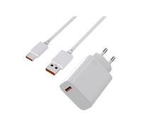 Chargeur Rapide 67W + Cable pour Xiaomi 13 / 13T / 13 LITE / 12 / 12X / Redmi Note 13 Pro / Redmi Note 12 Pro / Poco X6 / Poco X5 Pro / Poco F5 /