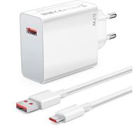 Chargeur rapide 67W - USB-C - Câble 1m - pour Redmi Note 15/14, Note 14Pro 4G-5G, Xiaomi 15,12T, 12T Pro