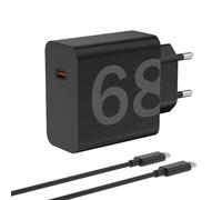 Chargeur rapide 68 W Câble de charge Câble de données Adaptateur USB C Adaptateur d'alimentation pour Motorola Edge 50 40 30 Moto G85 G84 G82 G73 G55 G54 G53 G52 G31 G23 G22 Moto G9 G8 G7 Edge 30/30