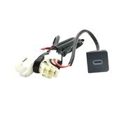 Chargeur rapide à coin rond droit de Type C pour voiture, prise d'interface USB QC3.0, adaptateurs d'alimentation charge, interrupteur pour VW pour Golf 6 MK6