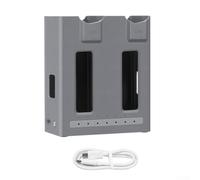 Chargeur rapide à double canal compatible avec les batteries Dji pour Mavic 4 Pro - Hub d'alimentation portable pour les amateurs de voyage - Système de gestion de l'énergie efficace - Boîtier compact