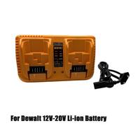 Chargeur rapide à Double Port DCB102, pour batterie Li-ion DeWalt 10.8V 12V 14.4V 20V, DCB205 DCB118 DCB107 DCB112, pour outils électriques UK plug