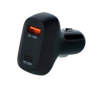 CHARGEUR RAPIDE ALLUME CIGARE 12/24V - 20W USB-C 3.0 + 18W CARPOINT
