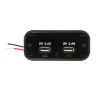 Chargeur Rapide Auto,Adaptateur Portable 12/24V | Chargeur De Téléphone Portable pour Voiture À Deux Ports - pour Camion Auto Voyage sur Route Smartphones Véhicule Automobile Tablettes