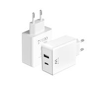 Chargeur Rapide, Chargeur Prise USB C, Chargeur pour iPhone 15/14/13/12/11/Pro/Max/Mini/SE/X/XR/XS/8/7,iPad Pro/Air, AirPods,Samsung Galaxy Note,Huawei,XiaoMi etc.,2 Ports,45W QC3.0 GaN Fast Charger