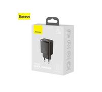 Baseus Chargeur rapide compact Ccxj-B01 – USB & USB‑C 20W 3A USB 3.0 – Noir