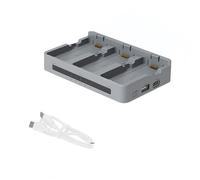 Chargeur rapide compatible avec DJI Neo 2, chargeur rapide 3 canaux PD 65 W, charge complète de 37 minutes, mode de stockage, contrôle intelligent de la température