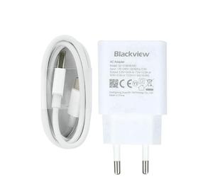 Chargeur Rapide d’Origine pour Blackview BV7200 BV6600E BV6600 BL6000 Pro Adaptateur Secteur d’Alimentation téléphonique + Câble USB