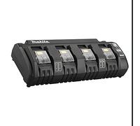 Makita DC18SF Chargeur pour 4 batteries 14,4V - 18V Li-Ion