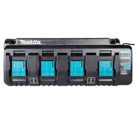 Makita Chargeur DC18SF pour 4 batteries 14,4V - 18V Li-Ion