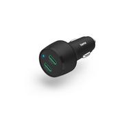Chargeur rapide de voiture, 2x USB-C Power Delivery/Qualcomm ®, 45 W, noir