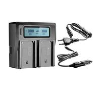 Chargeur Rapide Double Batterie LCD, Compatible avec Panasonic, for AG-VBR59 VBR89 VW-VBD29 VBD58 VBD78 VBD98 CGA-D54s D54 D54D CGP-D28S(SU Charger)