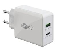 Chargeur Rapide Double USB-C - GOOBAY - 61674 - 30 W - Power Delivery - Noir