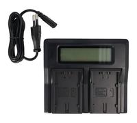 Chargeur rapide DUAL LCD adapté aux batteries Panasonic CGR-D120, -D220, -D320